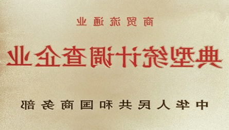 获评“商贸流通业典型统计调查企业”